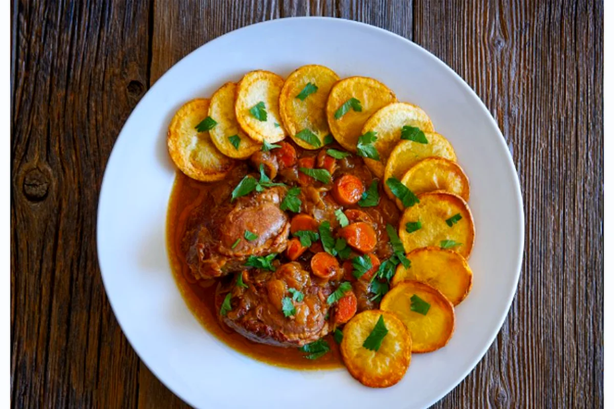 Carrillera al vino tinto